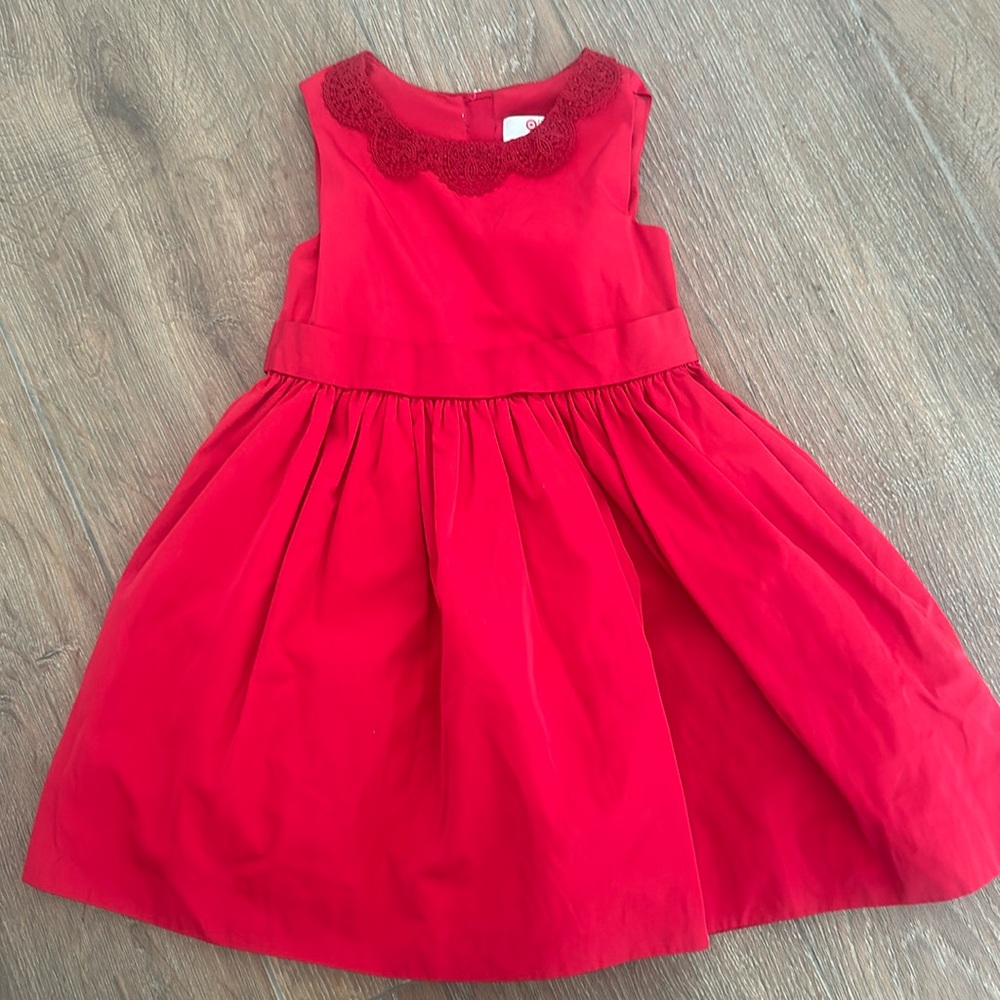 Neiman Marcus girls dress. Size 4T. Color red.
